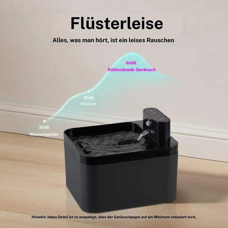 🎁Automatischer Katzenbrunnen 2,2 L batteriebetriebener Trinkbrunnen für Haustiere mit Bewegungssensor, kabelloses, geräuschloses Design für Hunde und Katzen #TOP-AUSWAHL