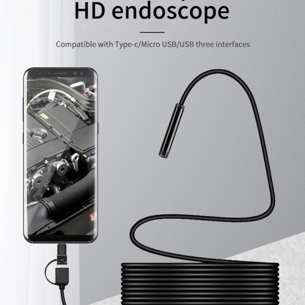 🔎Industrielles Endoskop mit 3-in-1-USB-Schlangenkamera🎁