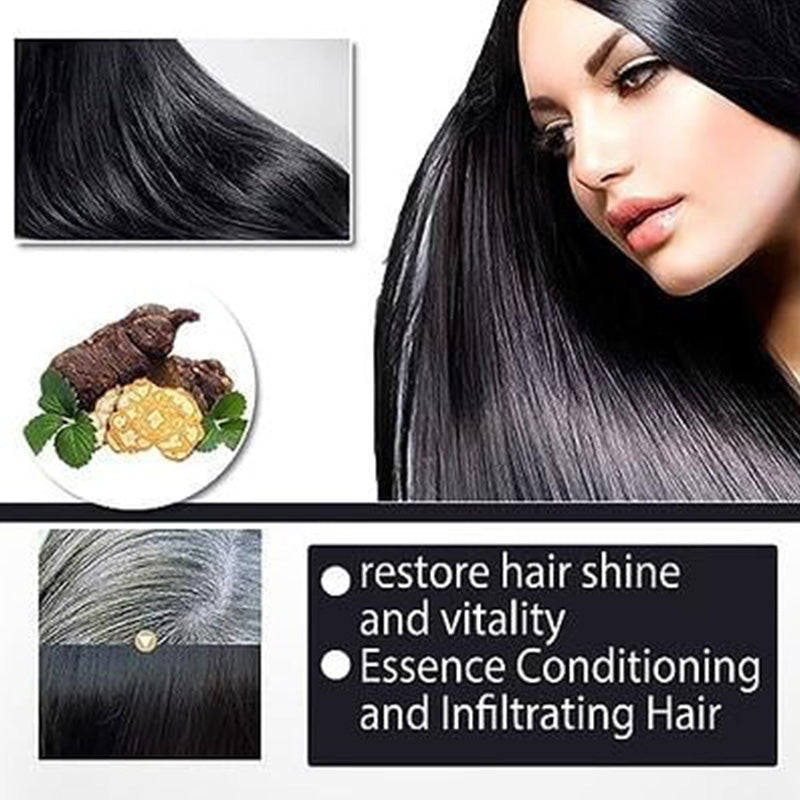 🔥HEISSER VERKAUF 50 % RABATT🎁Shampoo zum Färben grauer Haare auf pflanzlicher Basis