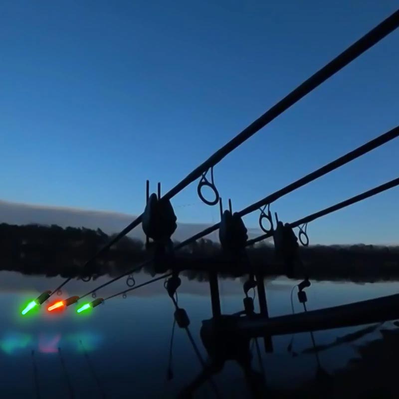 🎣Angelrute LED-Licht mit Summer Glocke🔥