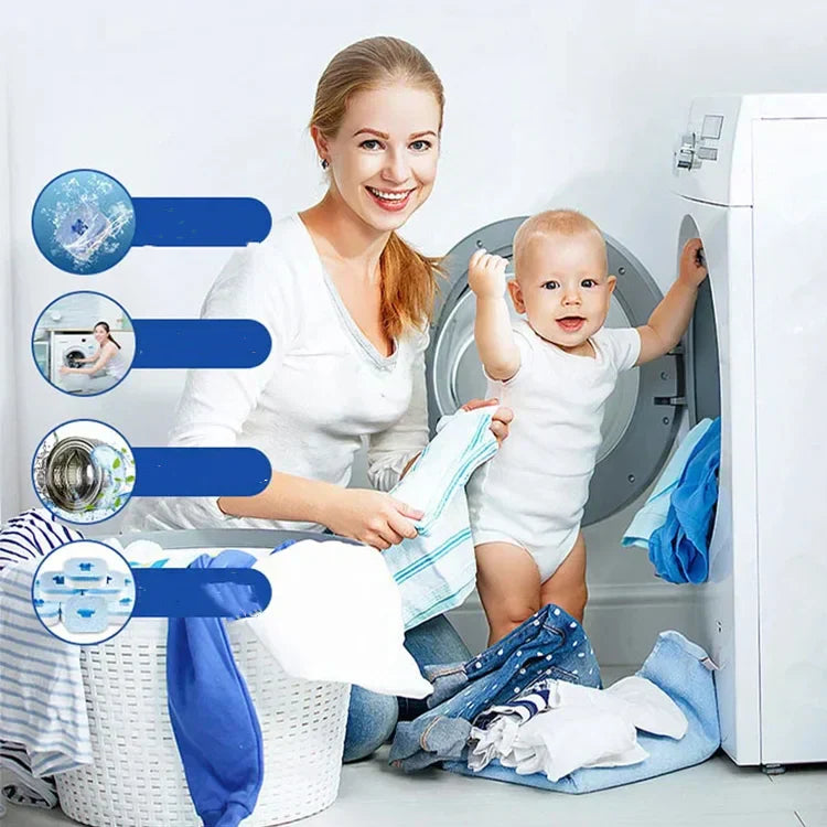 📢📢5 kaufen 5 gratis⏰ WASCHMASCHINEN-REINIGUNGSTABLETTEN – TIEFGREIFEND REINIGEN GERUCHSARM MACHEN! ✨
