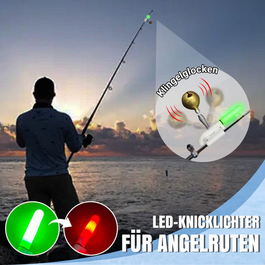 🔥Mehr Kaufen Mehr Sparen🎣LED-Knicklichter für Angelruten mit Alarmglocke🔥
