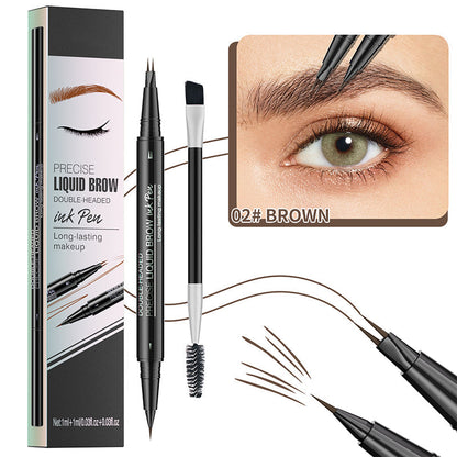 ✨🔥Neujahrsangebot 2025🔥2-in-1-Microblading-Augenbrauenstift mit zwei Enden