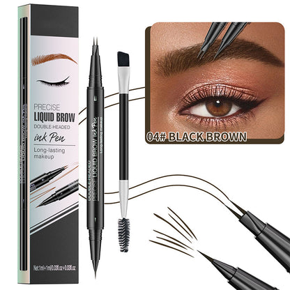 ✨🔥Neujahrsangebot 2025🔥2-in-1-Microblading-Augenbrauenstift mit zwei Enden