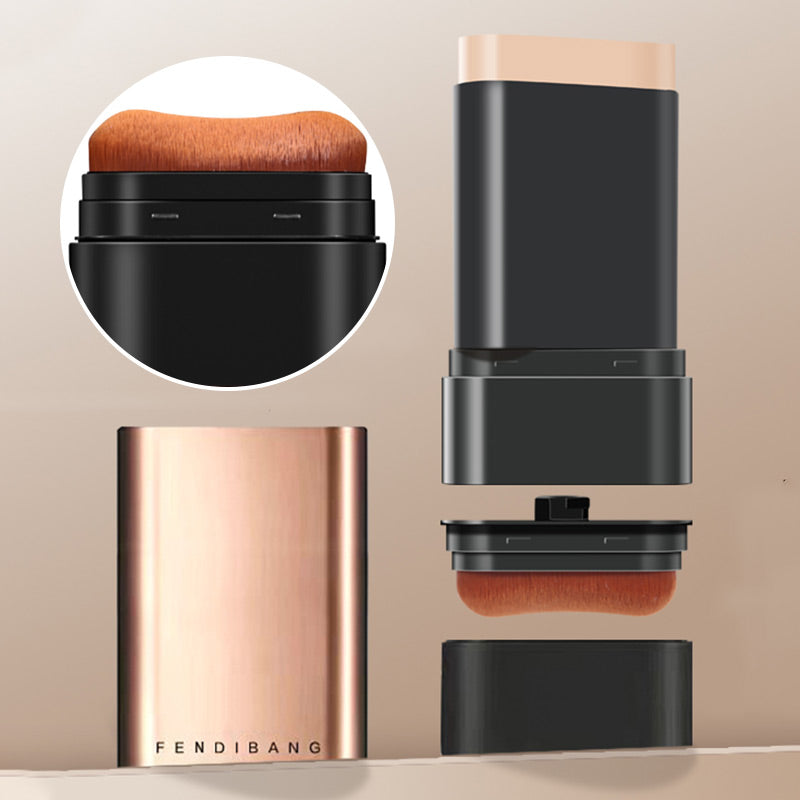 🌹Natural Matte Finish Foundation Stick mit Pinsel✨