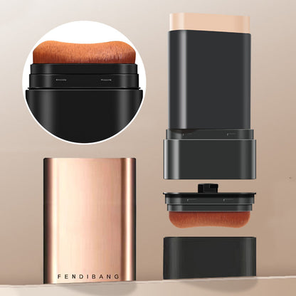 🌹Natural Matte Finish Foundation Stick mit Pinsel✨