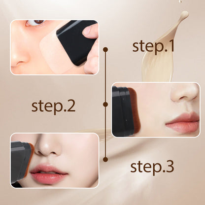 🌹Natural Matte Finish Foundation Stick mit Pinsel✨