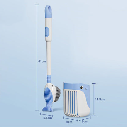 🔥Mehr Kaufen Mehr Sparen🔥Saugnapf-Toilettenbürsten-Set für die Wandmontage