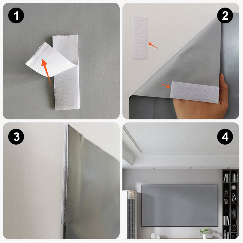 🎉Heißer Verkauf 50% RABATT✨Portable Projektor 4K Anti-Light Faltleinwand