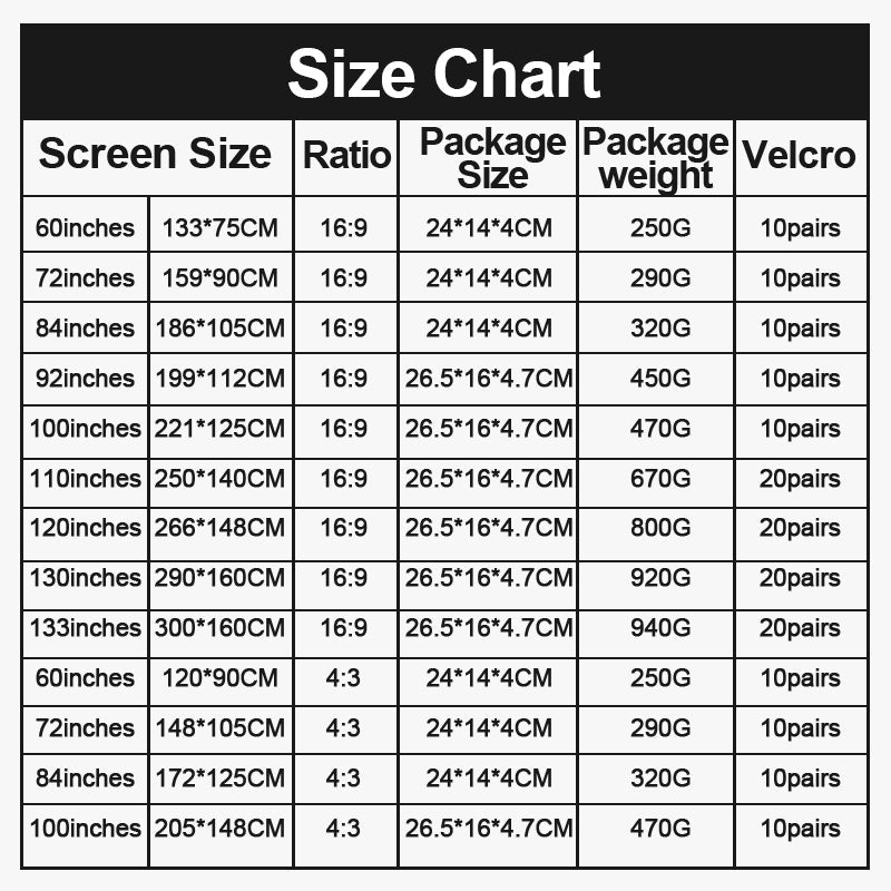 🎉Heißer Verkauf 50% RABATT✨Portable Projektor 4K Anti-Light Faltleinwand