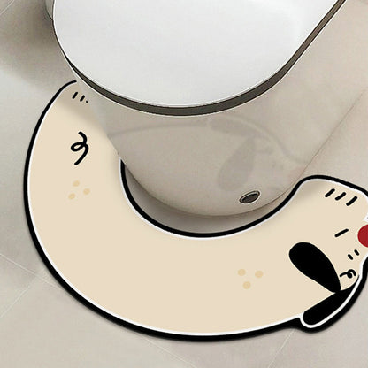 ⏳Begrenzte Zeit 50% Rabatt🎁Rutschfester und saugfähiger U-förmiger Toilettenvorleger