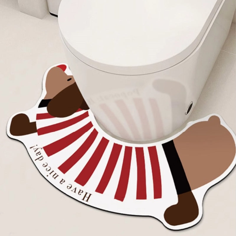 ⏳Begrenzte Zeit 50% Rabatt🎁Rutschfester und saugfähiger U-förmiger Toilettenvorleger