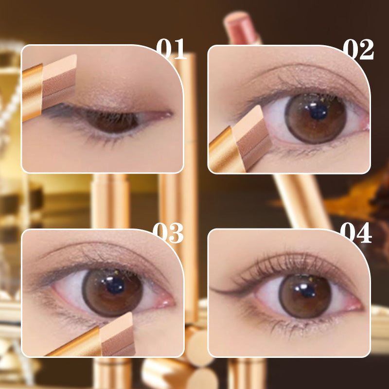 🥰HOT SALE KAUFEN SIE 1, ERHALTEN SIE 1 GRATIS 🥰Tricolor-Lidschattenstift mit Farbverlauf