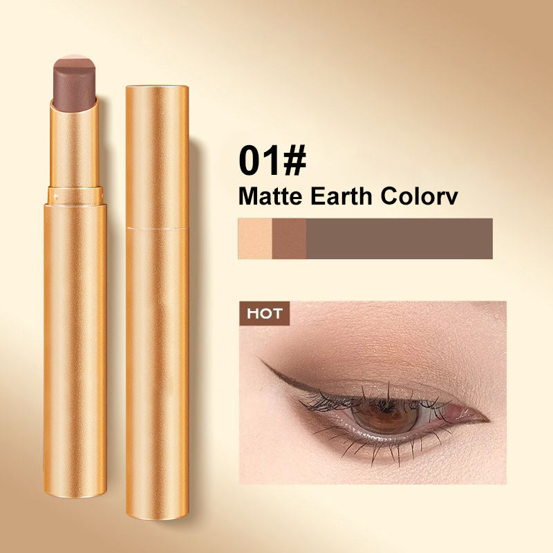 🥰HOT SALE KAUFEN SIE 1, ERHALTEN SIE 1 GRATIS 🥰Tricolor-Lidschattenstift mit Farbverlauf