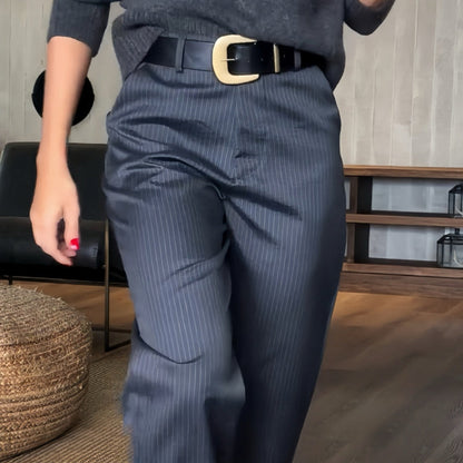 🍃Damen Hochtaillierte Casual Straight Blazer Hose