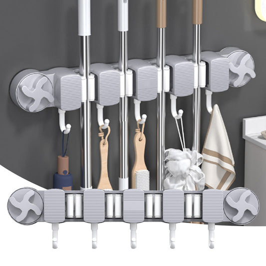 🧹✨Bohrfreier Saugnapf-Mopphalter für das Badezimmer