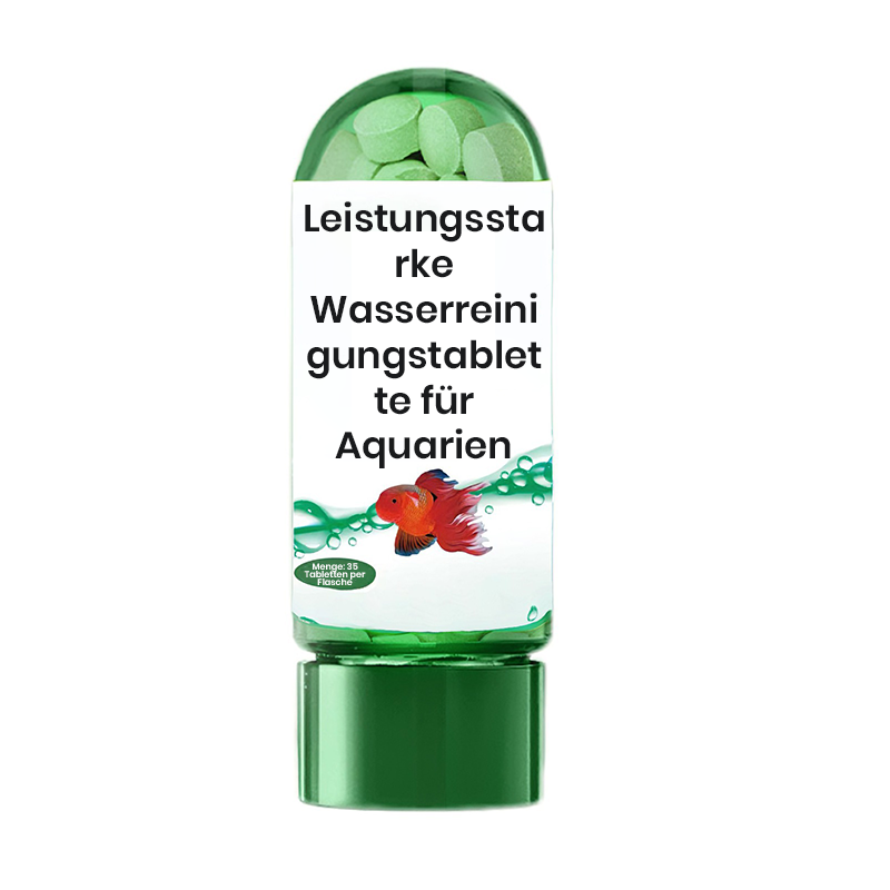 🖤Black Friday 50 % Rabatt 💥🚀Kaufen 3 und erhalten 2 gratis♻️💧Leistungsstarke Wasserreinigungstablette für Aquarien