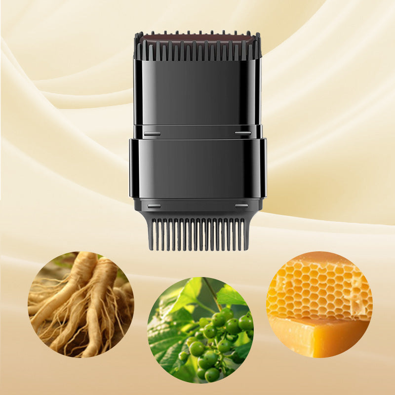 🔥Kaufen Sie 2 und erhalten Sie 3 gratis🎁Tragbarer Haarfärbekamm zur Abdeckung grauer Haare ！Naturschwarz, Schwarzbraun, Kaffee