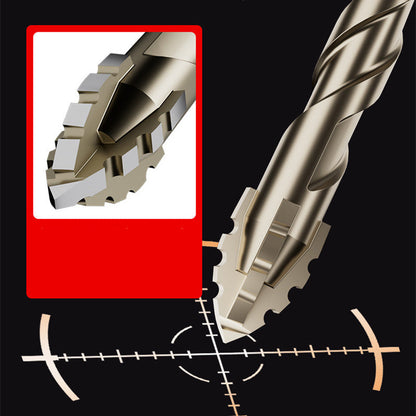 🔥2025 HEISSER VERKAUF🔥 Four-Flute Sawtooth Eccentric Drill Bit 4-PCS Set