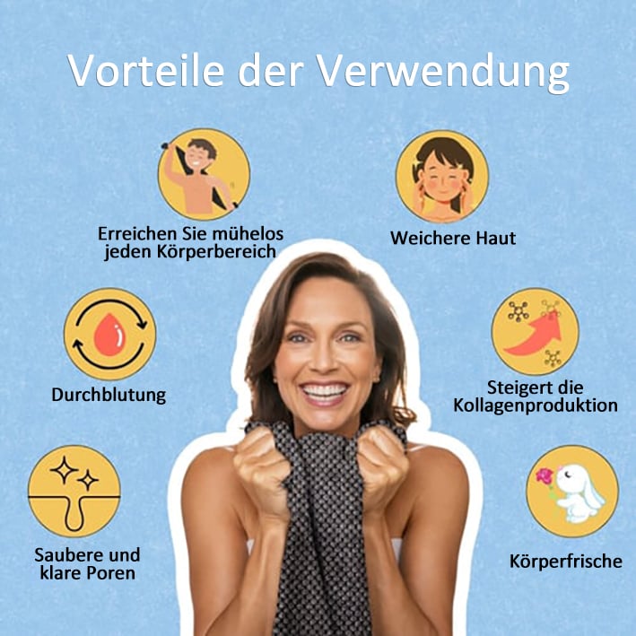 🔥1 kaufen, 1 gratis🎁🧼Peeling-Duschtuch mit antibakterieller Wirkung🚿