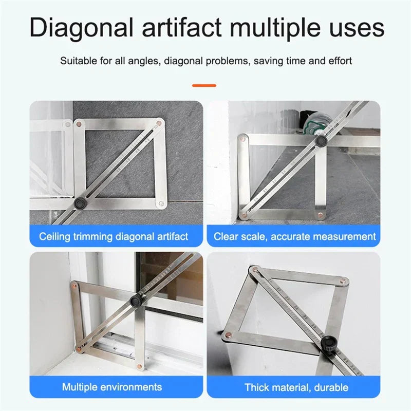 🔥Multifunktionales Diagonallineal für die Holzbearbeitung🛠️