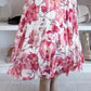 🌷57% RABATT❤️‍🔥Zweiteiliges Set mit Blumenmuster: Off-Shoulder-Bluse & Maxirock