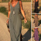 ✨Frühsommer Neu✨Damen V-Ausschnitt Maxi Cami Kleid
