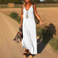 ✨Frühsommer Neu✨Damen V-Ausschnitt Maxi Cami Kleid