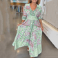🔥Sommer-Promotion🔥 Elegantes langes Blumenkleid für Damen