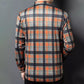 Herren Business Casual langärmeliges kariertes Oberteil