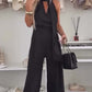 ⏳Zeitlich begrenztes Angebot ärmelloser Damen-Jumpsuit mit weitem Bein