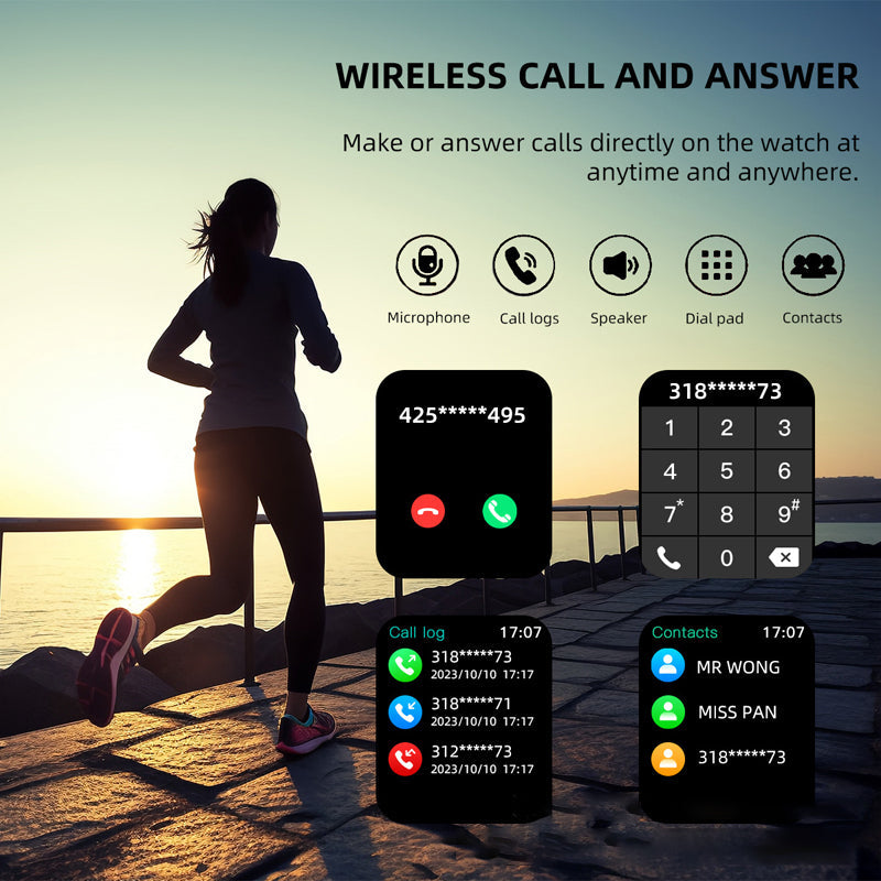 Multifunktionale Bluetooth-Smart-Sportuhr