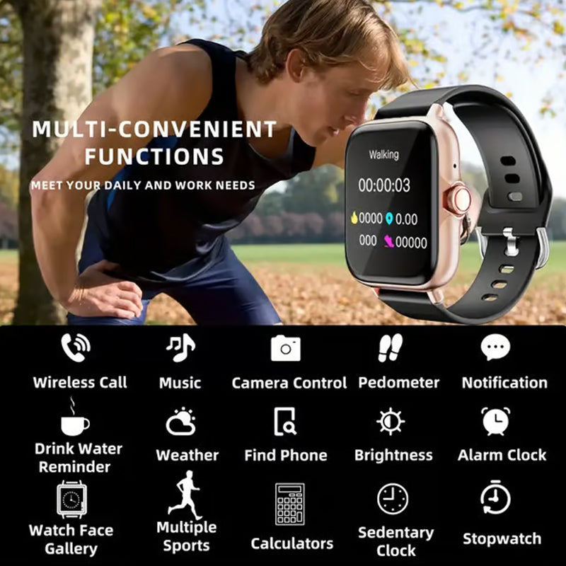 Multifunktionale Bluetooth-Smart-Sportuhr