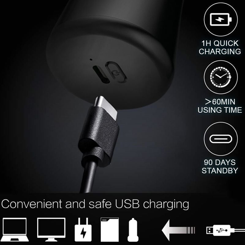 🎁Vatertagsgeschenk💕Kaufen Sie zwei, Kostenloser Versand🪒Waschbarer elektrischer Rasierapparat im Taschenformat