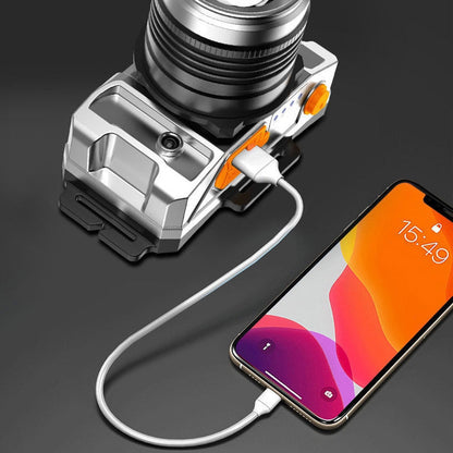 🔥Mehr Kaufen Mehr Sparen🔥Wiederaufladbare helle LED-Stirnlampe mit Bewegungssensor