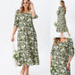 ⏳Begrenzte Zeit 50% Rabatt💥Damen Casual Floral Slim Half Sleeve Kleider