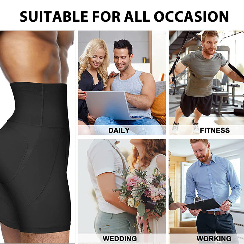 🔥Heißer Verkauf🔥High-Waisted Butt Lifter Shapewear für Männer