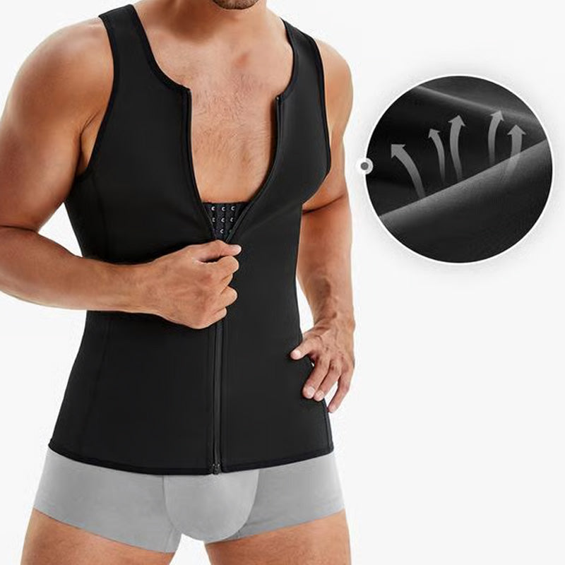 ⏳Begrenzte Zeit 50% Rabatt💥Herren Reißverschluss Taille Trainer Trimmer Weste