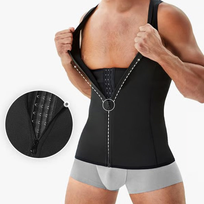 ⏳Begrenzte Zeit 50% Rabatt💥Herren Reißverschluss Taille Trainer Trimmer Weste