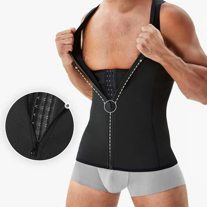 ⏳Begrenzte Zeit 50% Rabatt💥Herren Reißverschluss Taille Trainer Trimmer Weste