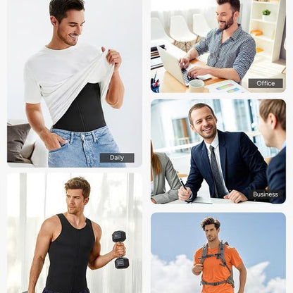 ⏳Begrenzte Zeit 50% Rabatt💥Herren Reißverschluss Taille Trainer Trimmer Weste