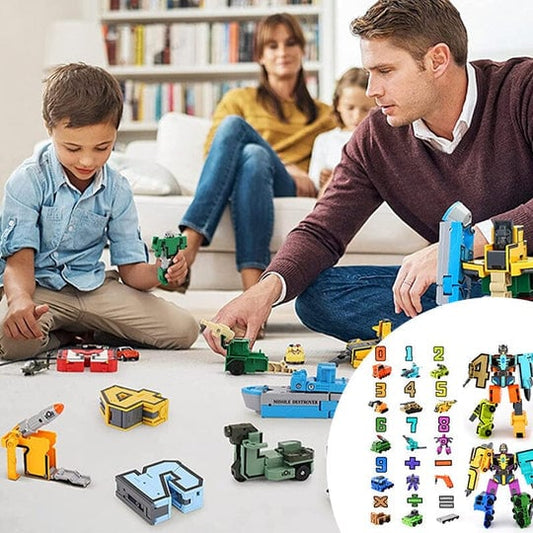 🤖🔥Sonderangebot💥Lustiges & lehrreiches Spielzeug Verformung Zahl Transform Roboter- Cool & Smart!🤖