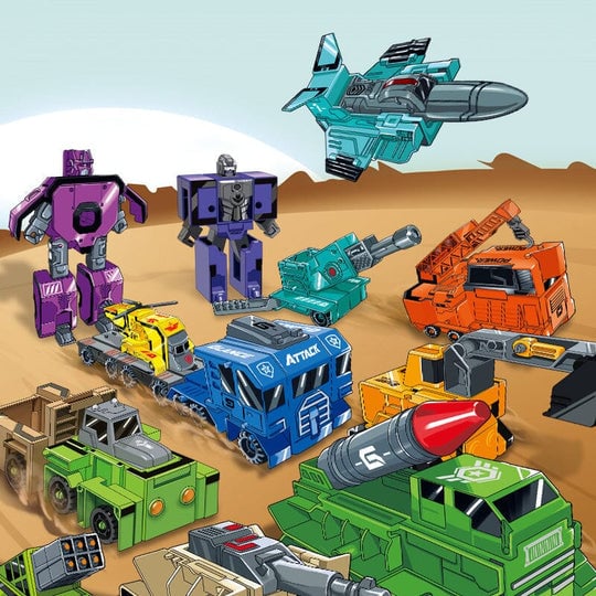 🤖🔥Sonderangebot💥Lustiges & lehrreiches Spielzeug Verformung Zahl Transform Roboter- Cool & Smart!🤖