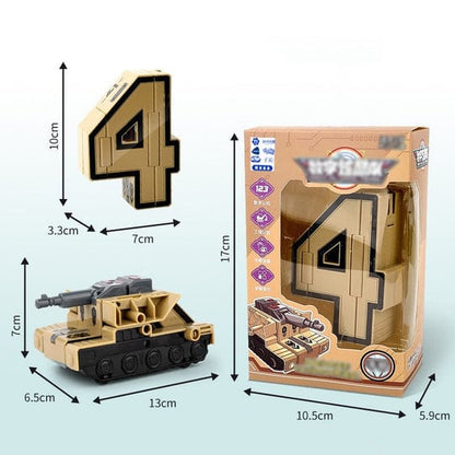 🤖🔥Sonderangebot💥Lustiges & lehrreiches Spielzeug Verformung Zahl Transform Roboter- Cool & Smart!🤖