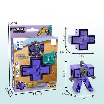 🤖🔥Sonderangebot💥Lustiges & lehrreiches Spielzeug Verformung Zahl Transform Roboter- Cool & Smart!🤖