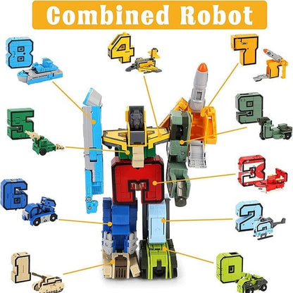 🤖🔥Sonderangebot💥Lustiges & lehrreiches Spielzeug Verformung Zahl Transform Roboter- Cool & Smart!🤖