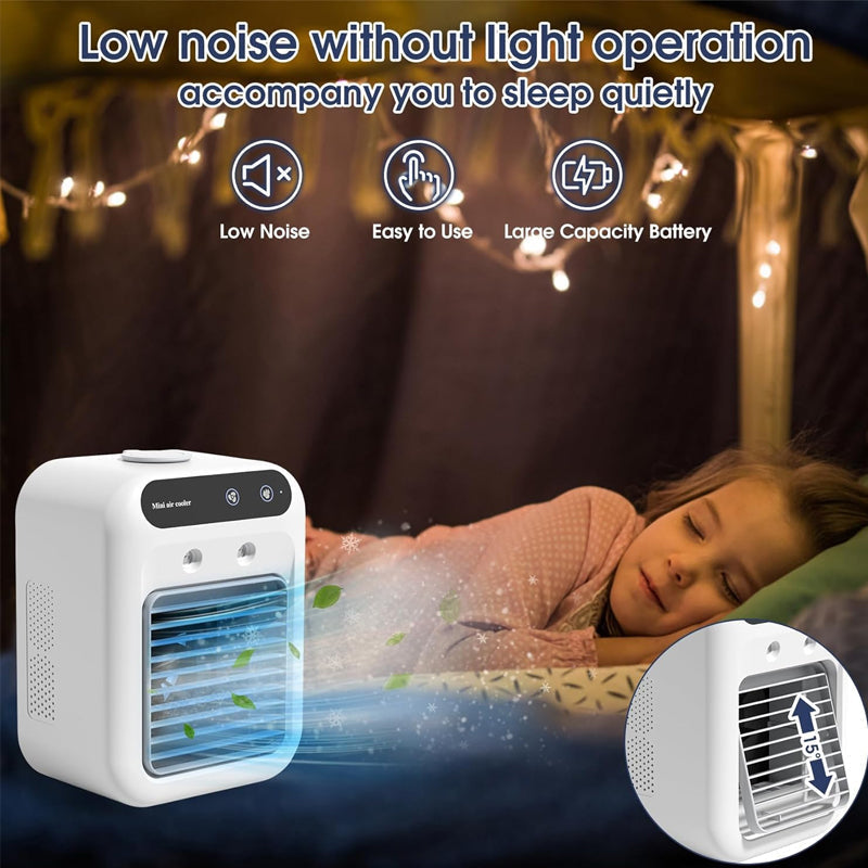 🔥heißer Verkauf 50% OFF🔥Mini Tragbare Klimaanlage mit Kühl- und Luftbefeuchtungsfunktion