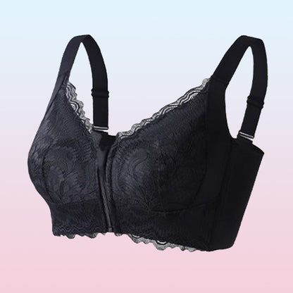 ✨Heißer Verkauf 50% Rabatt⏳Bequemer Haltungs-BH für Damen mit Frontverschluss und Spitzen-Design