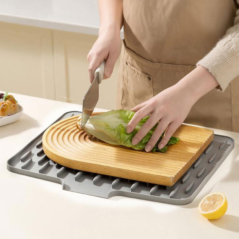 🔥Mehr Kaufen Mehr Sparen🔥Multifunktionale faltbare Drainagematte aus Silikon
