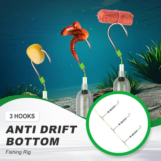 🔥Mehr Kaufen Mehr Sparen🔥3 Haken Anti Drift Bottom Fishing Rig